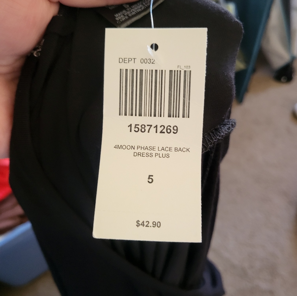 Black dress from Hot Topic, plus size 5